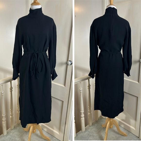 Banana Republic Dresses & Skirts - BANANA REPUBLIC • Elegant Black Turtleneck Dress